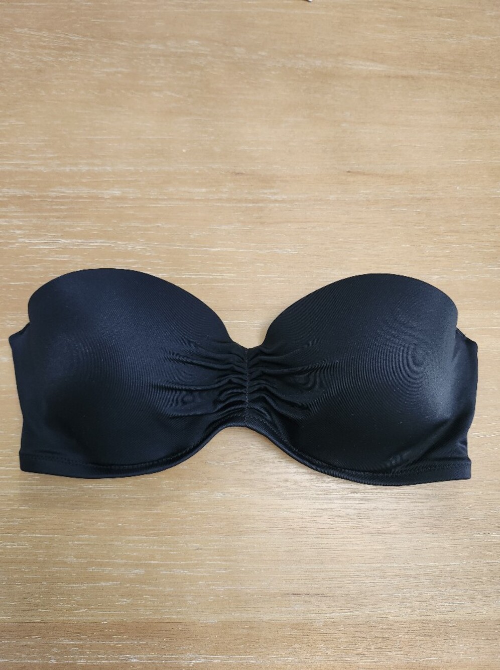 Victoria's Secret Black Strapless Bikini Top